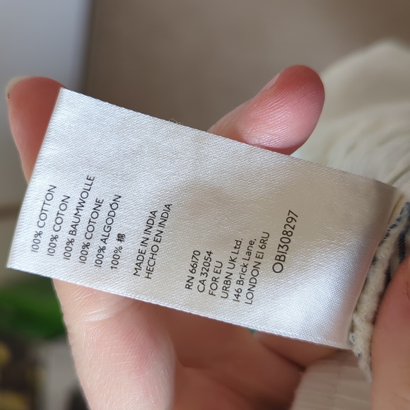 Free People Make A Stand Trouser in Blue & White Combo - Size XS - Picture 15 of 15